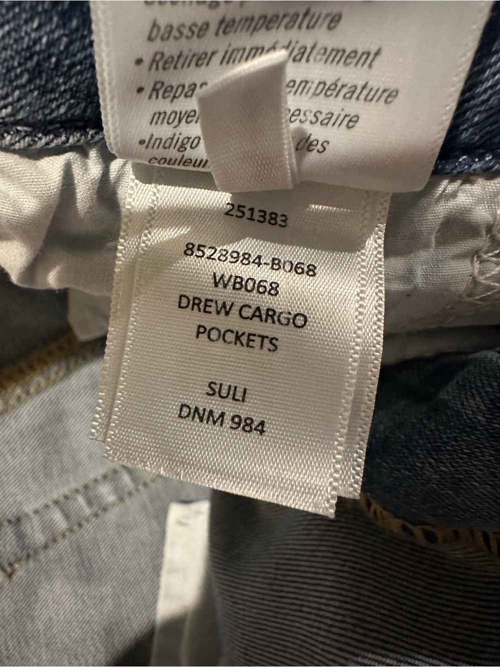 PAIGE Drew Cargo jeans in suli Blue Denim Jeans  EUC - Picture 7 of 8